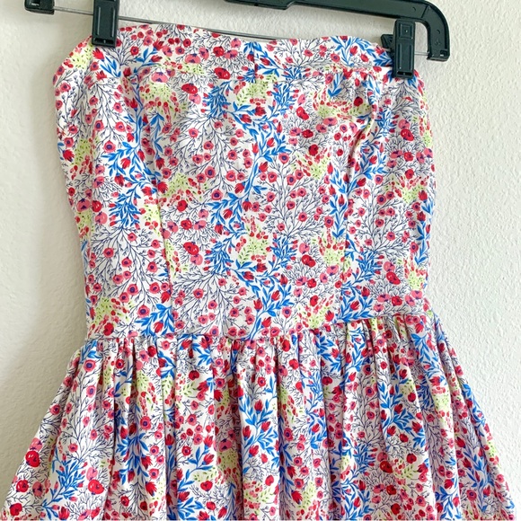 Vintage Fit & Flare Sweetheart Neckline Strapless Short Dress - Picture 2 of 7